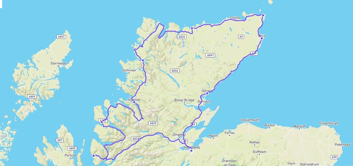 ULTIMATE North Coast 500 Itinerary 3 5 And 7 Day Routes 